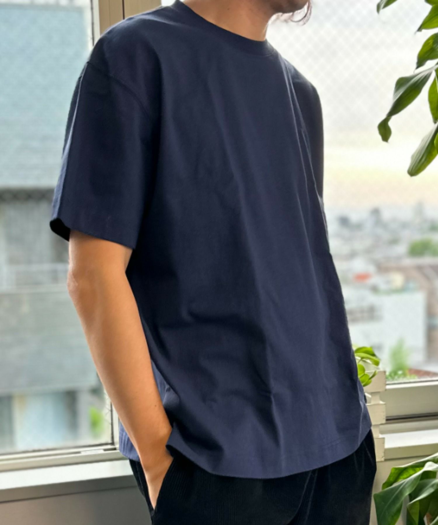 NAVY U.S.コットン100％ 無地Tシャツ メンズ メール便 対応商品商品サムネイル-11