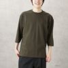 NAVY コットンUSA7分袖Tシャツ メンズ