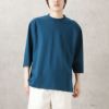 NAVY コットンUSA7分袖Tシャツ メンズ