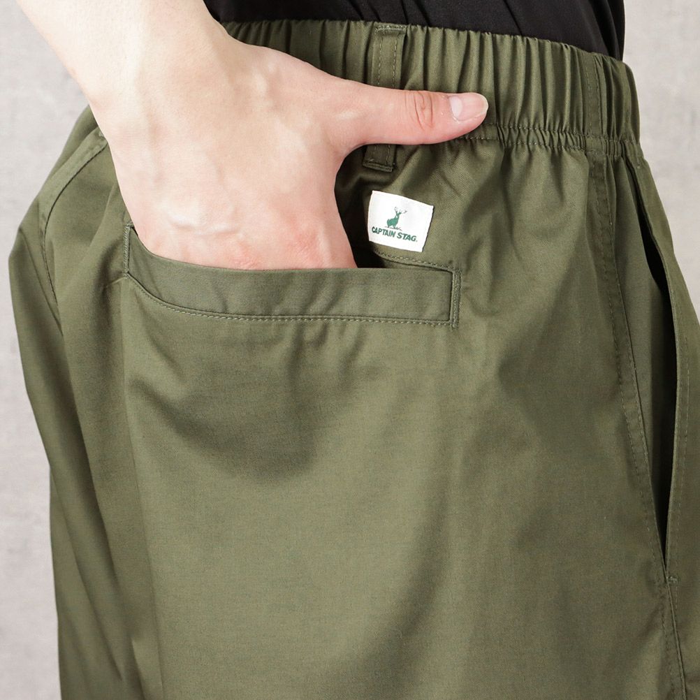 CAPTAIN STAG ワイドハーフパンツ メンズ