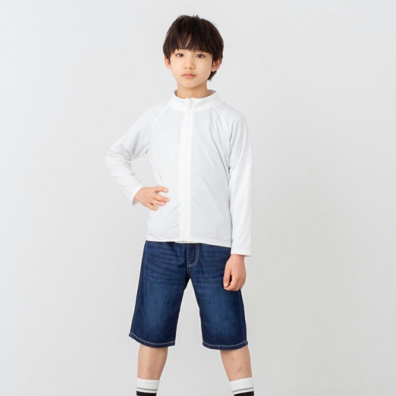 NAVY ジップ付きラッシュガード キッズ商品画像-7