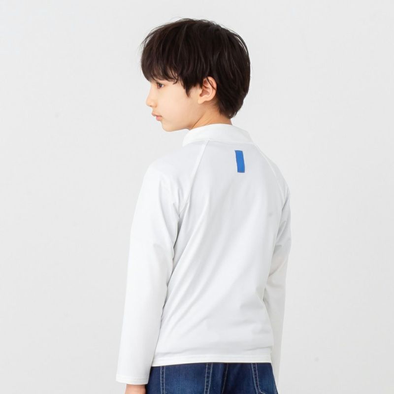 NAVY ジップ付きラッシュガード キッズ