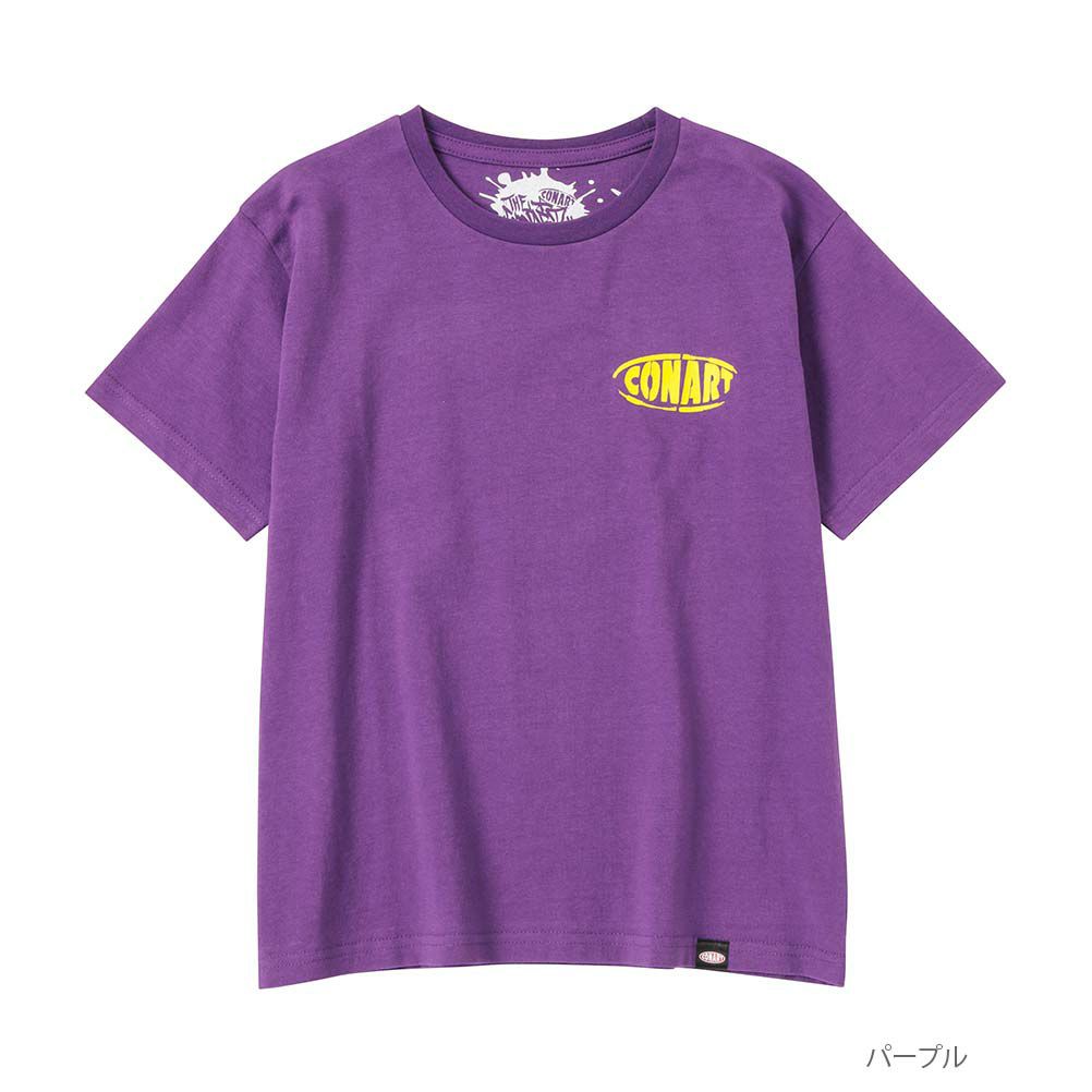 ファッションアイテム人気ランキング CONART ロゴプリント半袖Tシャツ キッズ トップス