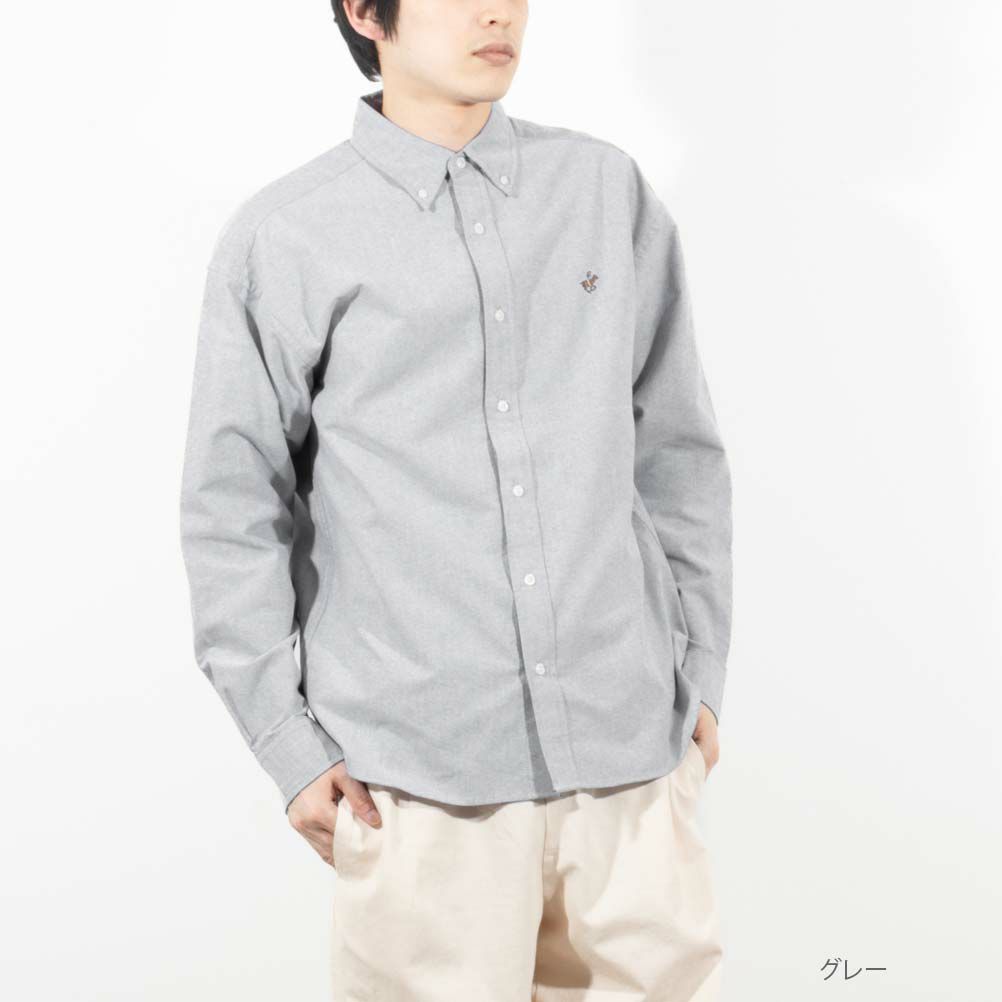 【オンラインストア限定】BEVERLY HILLS POLO CLUB オックスボタンダウンシャツ メンズ商品サムネイル-3