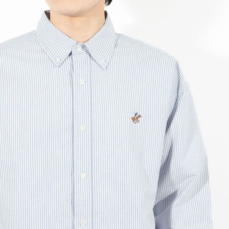 [期間限定価格]【オンラインストア限定】BEVERLY HILLS POLO CLUB オックスボタンダウンシャツ メンズ商品画像-12