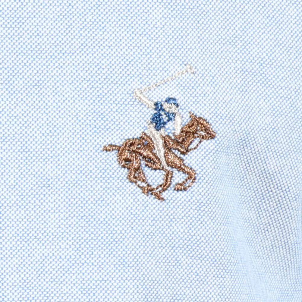 BEVERLY HILLS POLO CLUB オックスボタンダウンシャツ メンズ