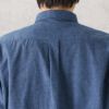 NAVY SOLOTEX(R)使用 リネンブレンド7分袖シャツ メンズ商品サムネイル-15