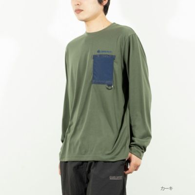 【オンラインストア限定】LOGOS PARK ポケット付きロングスリーブTシャツ メンズ