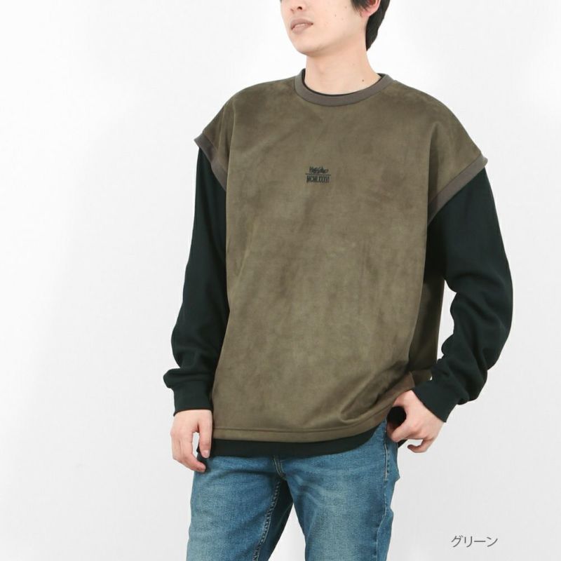 MOSSIMO ベストレイヤードTシャツ メンズ商品画像-2