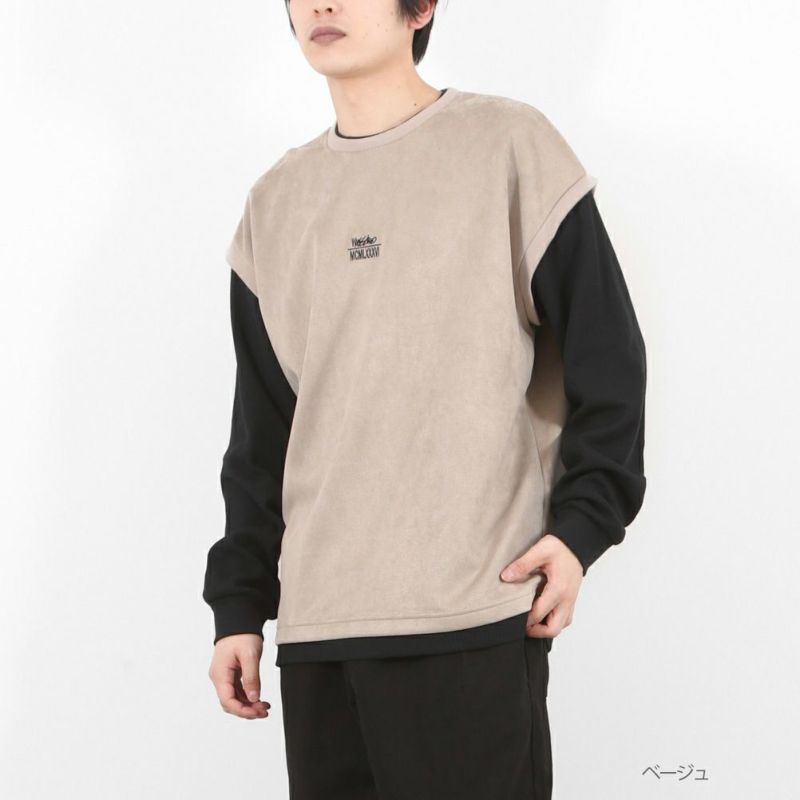 MOSSIMO ベストレイヤードTシャツ メンズ