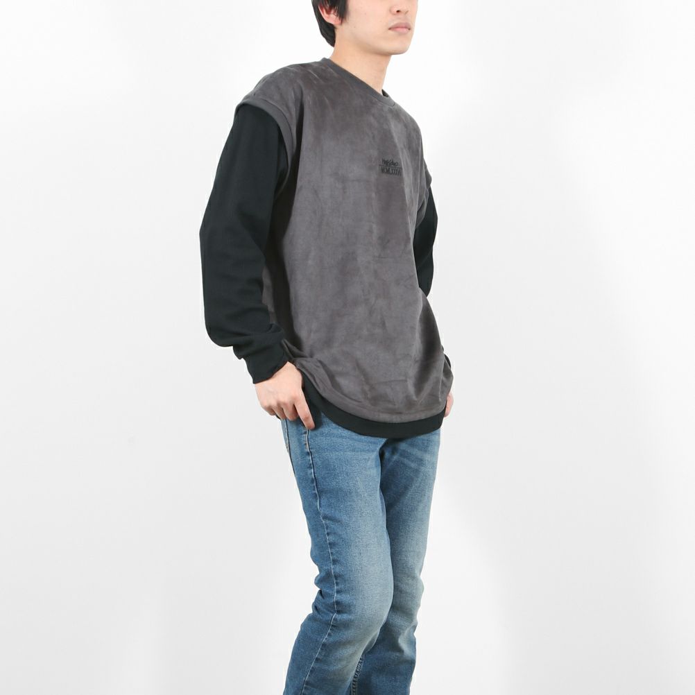 MOSSIMO ベストレイヤードTシャツ メンズ