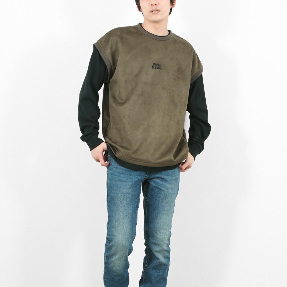 MOSSIMO ベストレイヤードTシャツ メンズ