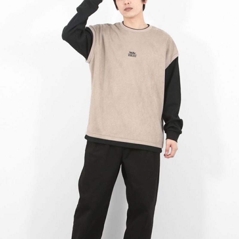 MOSSIMO ベストレイヤードTシャツ メンズ