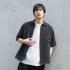 URBAN COLLECTION ドレープツイルルーズシャツ メンズ