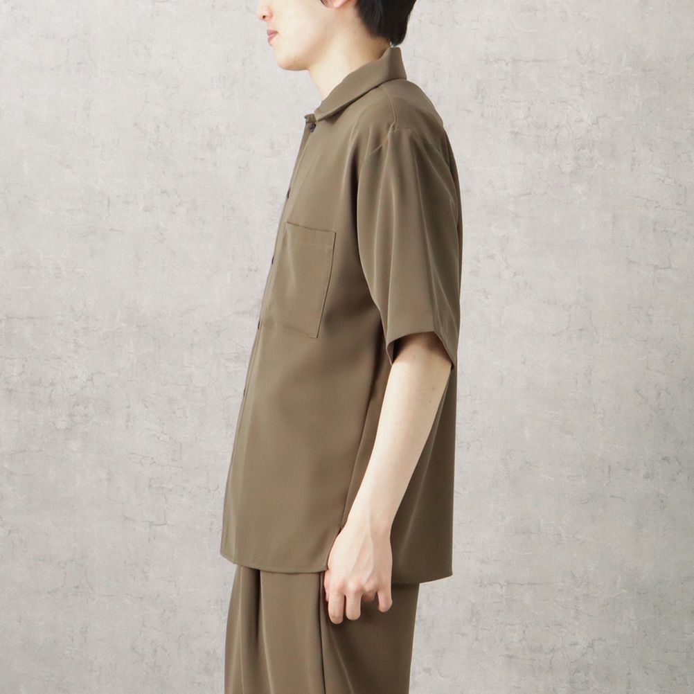 URBAN COLLECTION ドレープツイルルーズシャツ メンズ