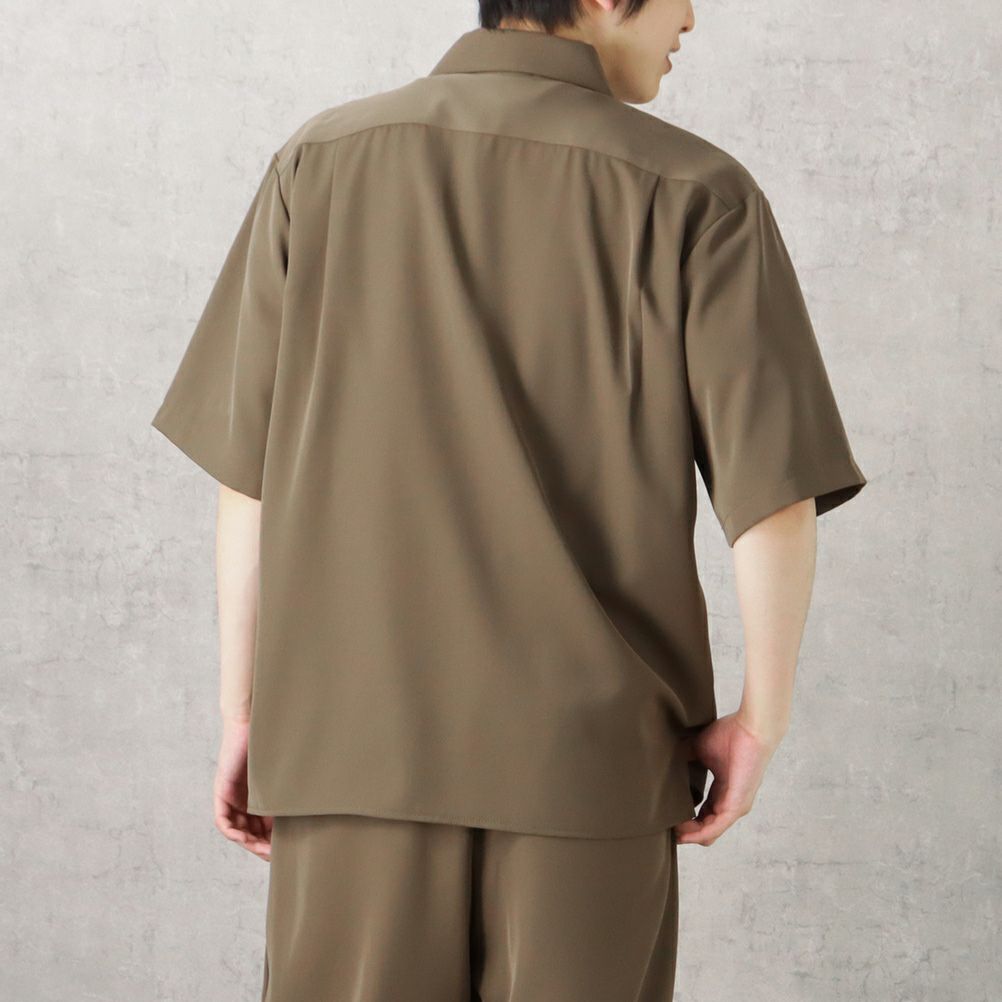 URBAN COLLECTION ドレープツイルルーズシャツ メンズ