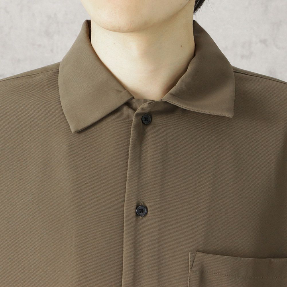 URBAN COLLECTION ドレープツイルルーズシャツ メンズ
