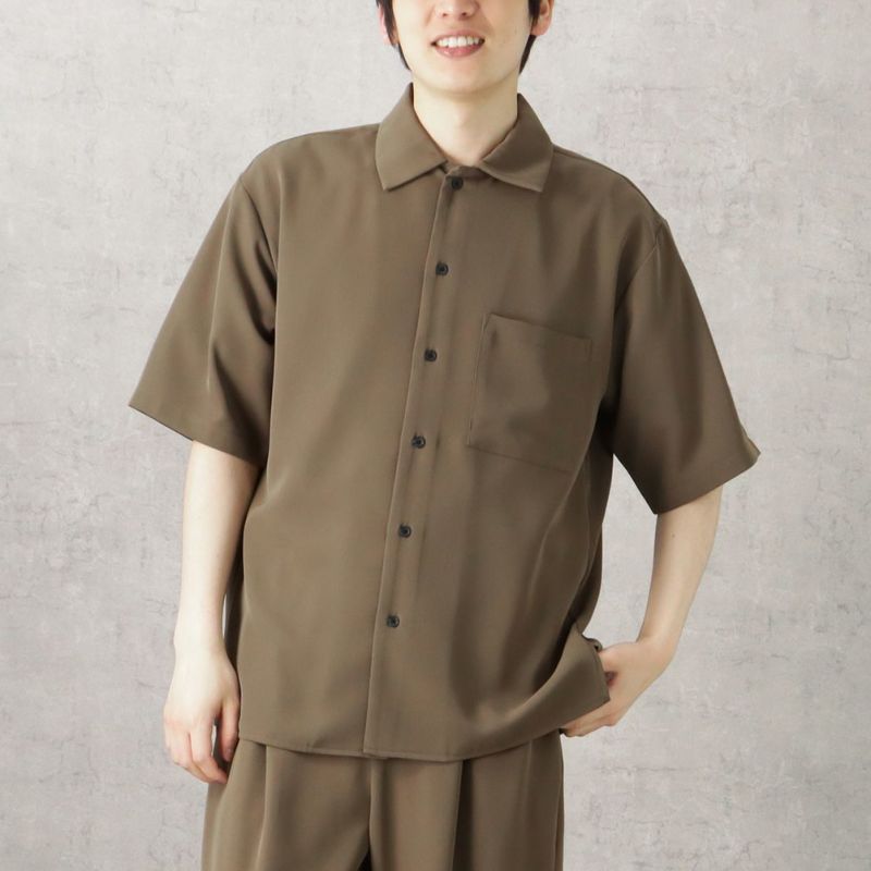 URBAN COLLECTION ドレープツイルルーズシャツ メンズ商品画像-15