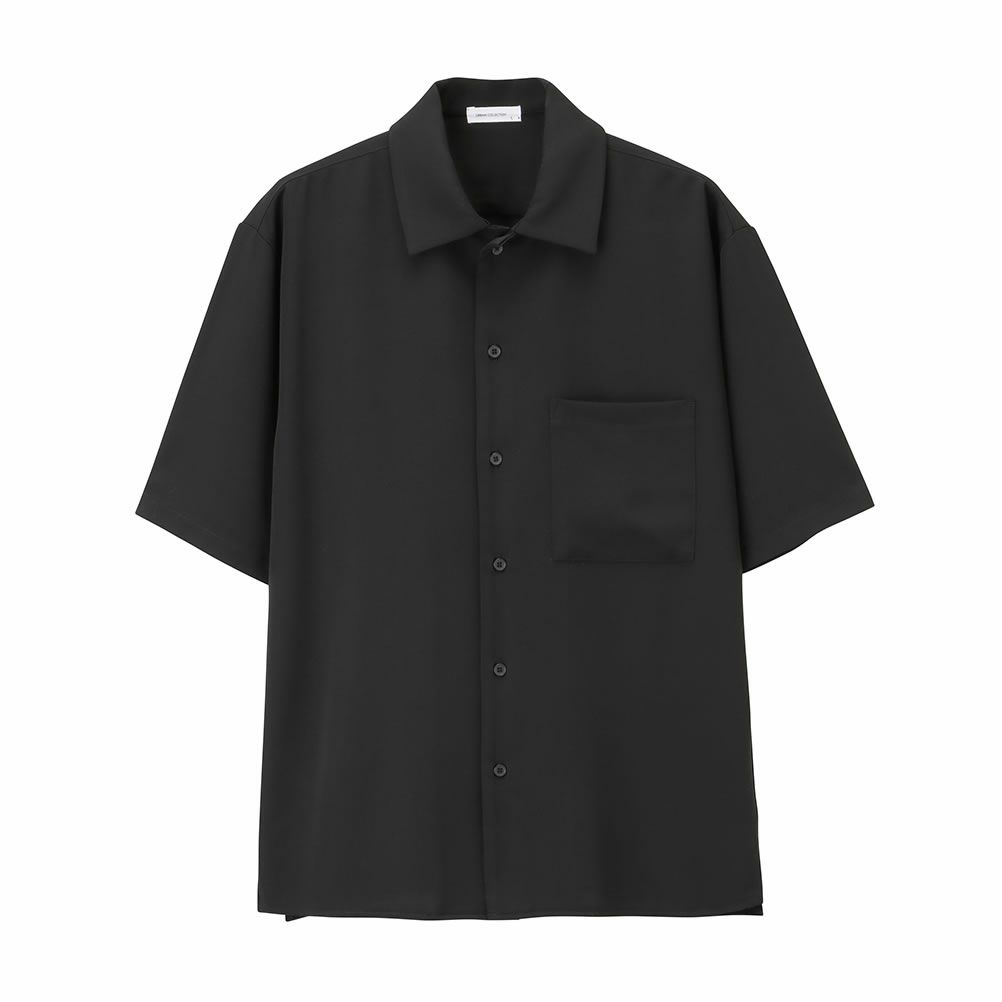 URBAN COLLECTION ドレープツイルルーズシャツ メンズ