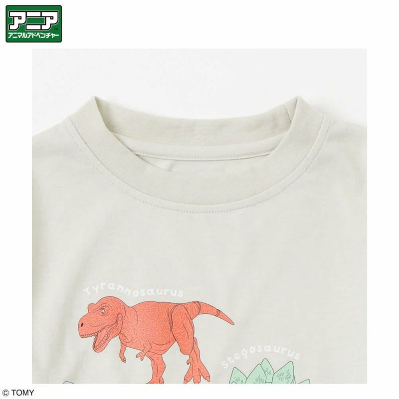アニア アニマルアドベンチャー プリントロングスリーブTシャツ キッズ メール便 対応商品商品画像-2