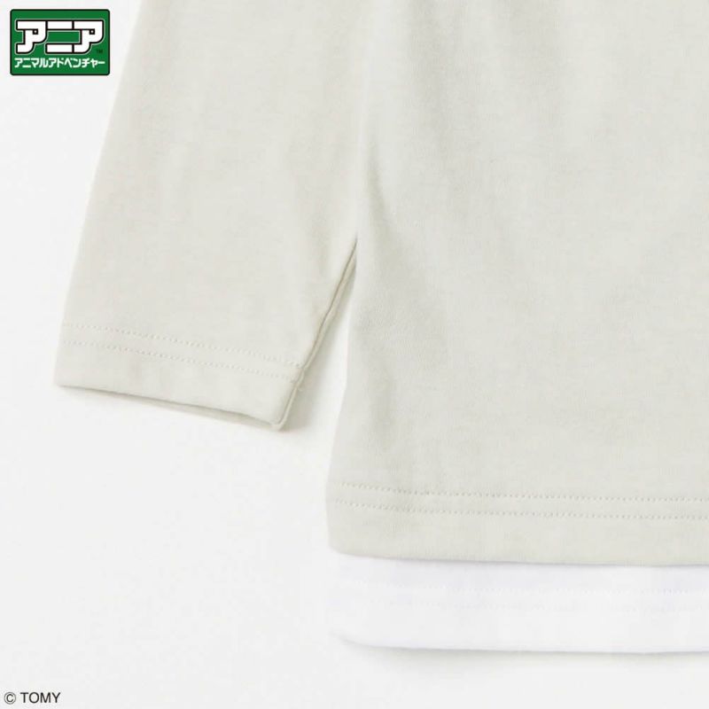 アニア アニマルアドベンチャー プリントロングスリーブTシャツ キッズ メール便 対応商品商品画像-3