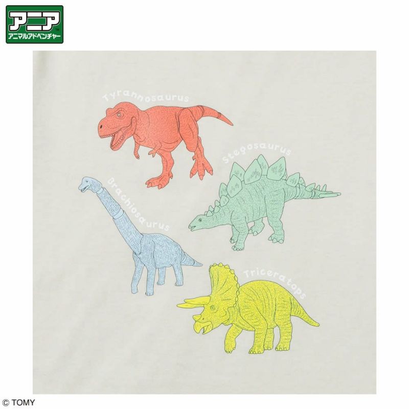 アニア アニマルアドベンチャー プリントロングスリーブTシャツ キッズ メール便 対応商品商品画像-5