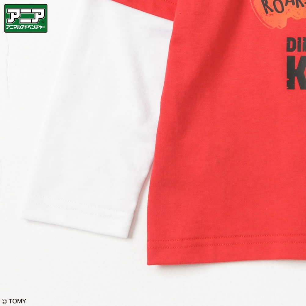 [期間限定価格]アニア アニマルアドベンチャー プリントロングスリーブTシャツ キッズ メール便 対応商品商品サムネイル-4