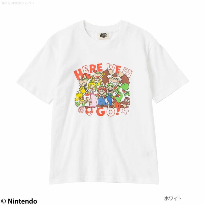 スーパーマリオ プリントTシャツ キッズ ネコポス 対応商品商品画像-2