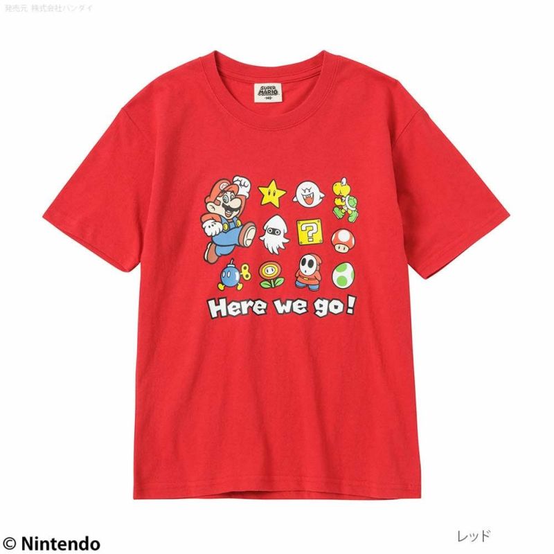 スーパーマリオ プリントTシャツ キッズ