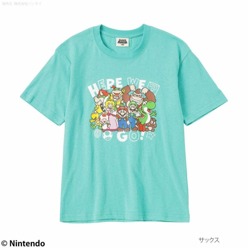 スーパーマリオ プリントTシャツ キッズ