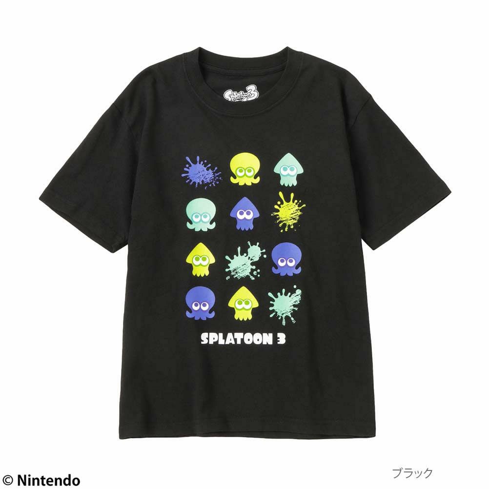 スプラトゥーン3 アイコンTシャツ キッズ