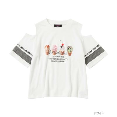 RICH MIX スムース肩開きTシャツ キッズ