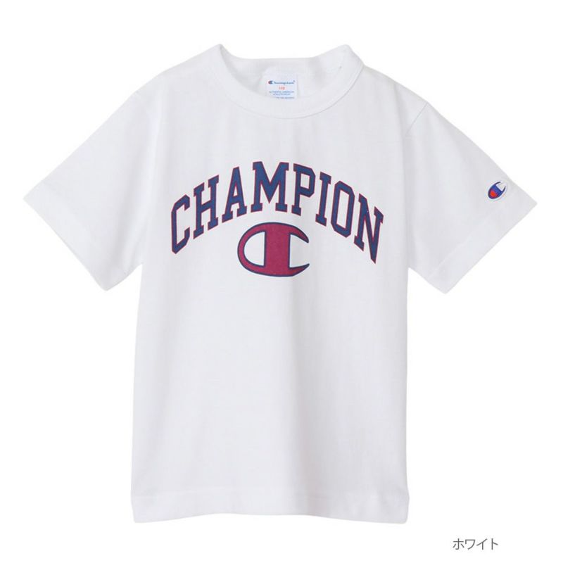 Champion クルーネック半袖Tシャツ キッズ ネコポス 対応商品商品画像-1