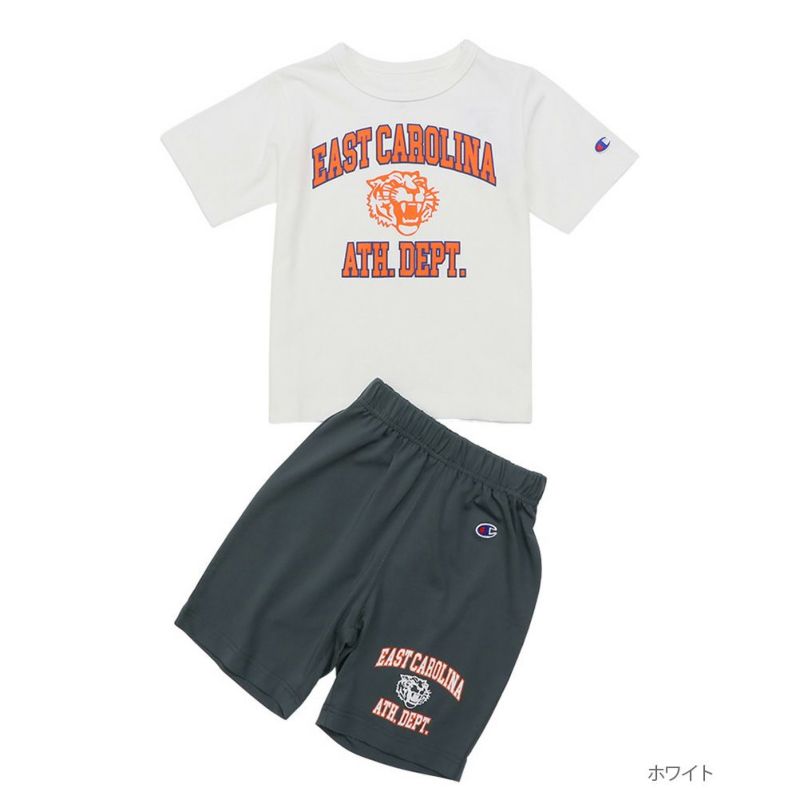 【オンラインストア限定】Champion Tシャツ＆ショートパンツセットアップ キッズ商品画像-1