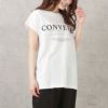 CONVERSE サイドスリット入りフレンチスリーブTシャツ レディース ネコポス 対応商品