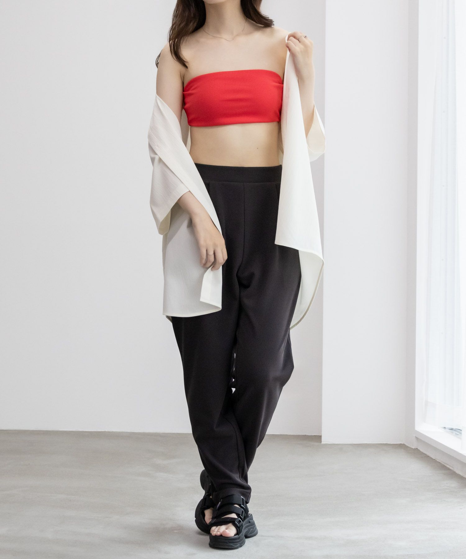 NAVY カップ付きバンドゥ レディース商品サムネイル-7