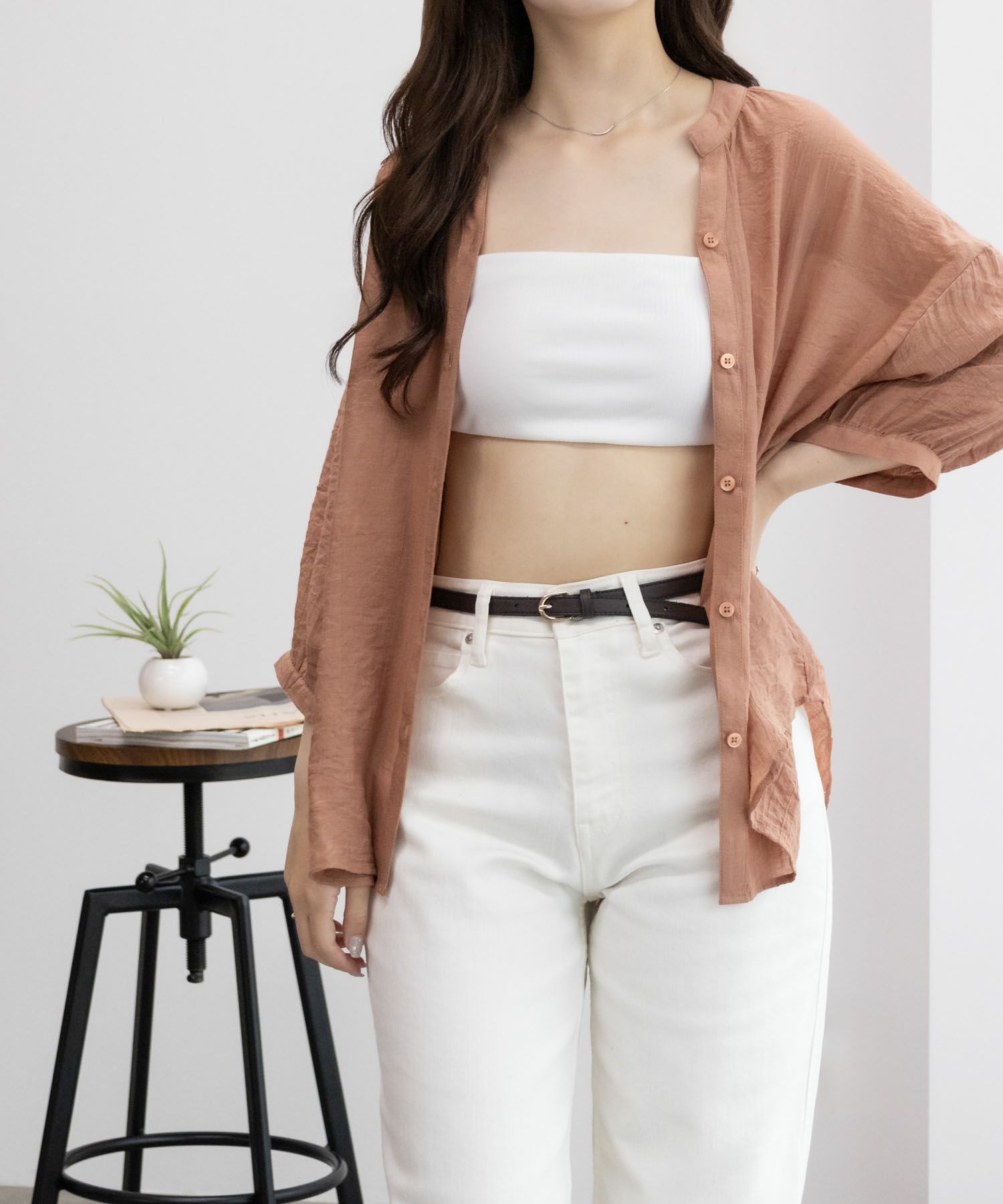 NAVY カップ付きバンドゥ レディース商品画像-14