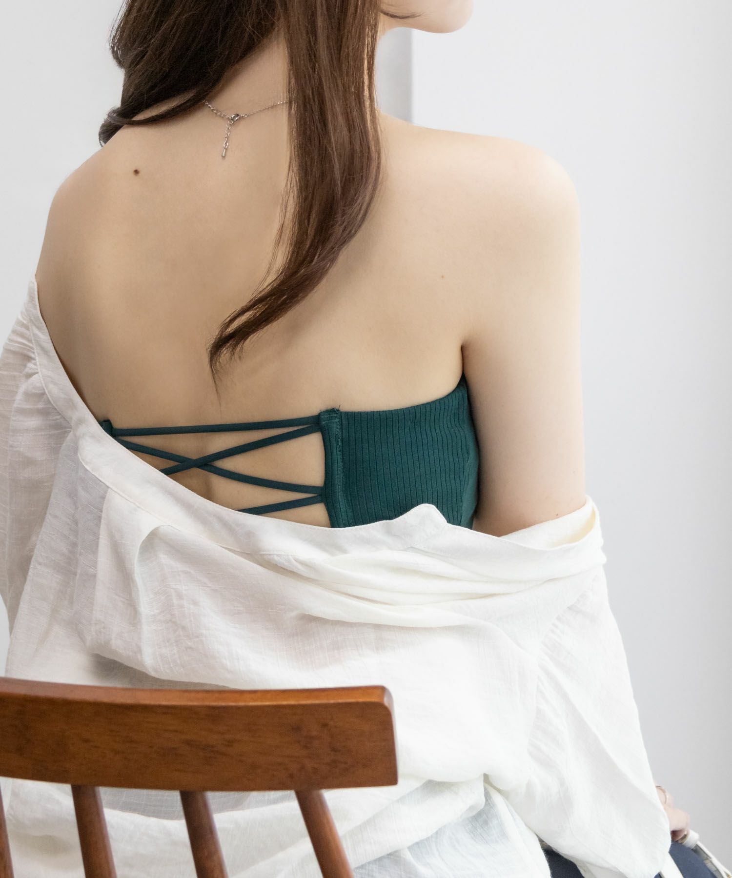 NAVY カップ付きバンドゥ レディース商品サムネイル-18