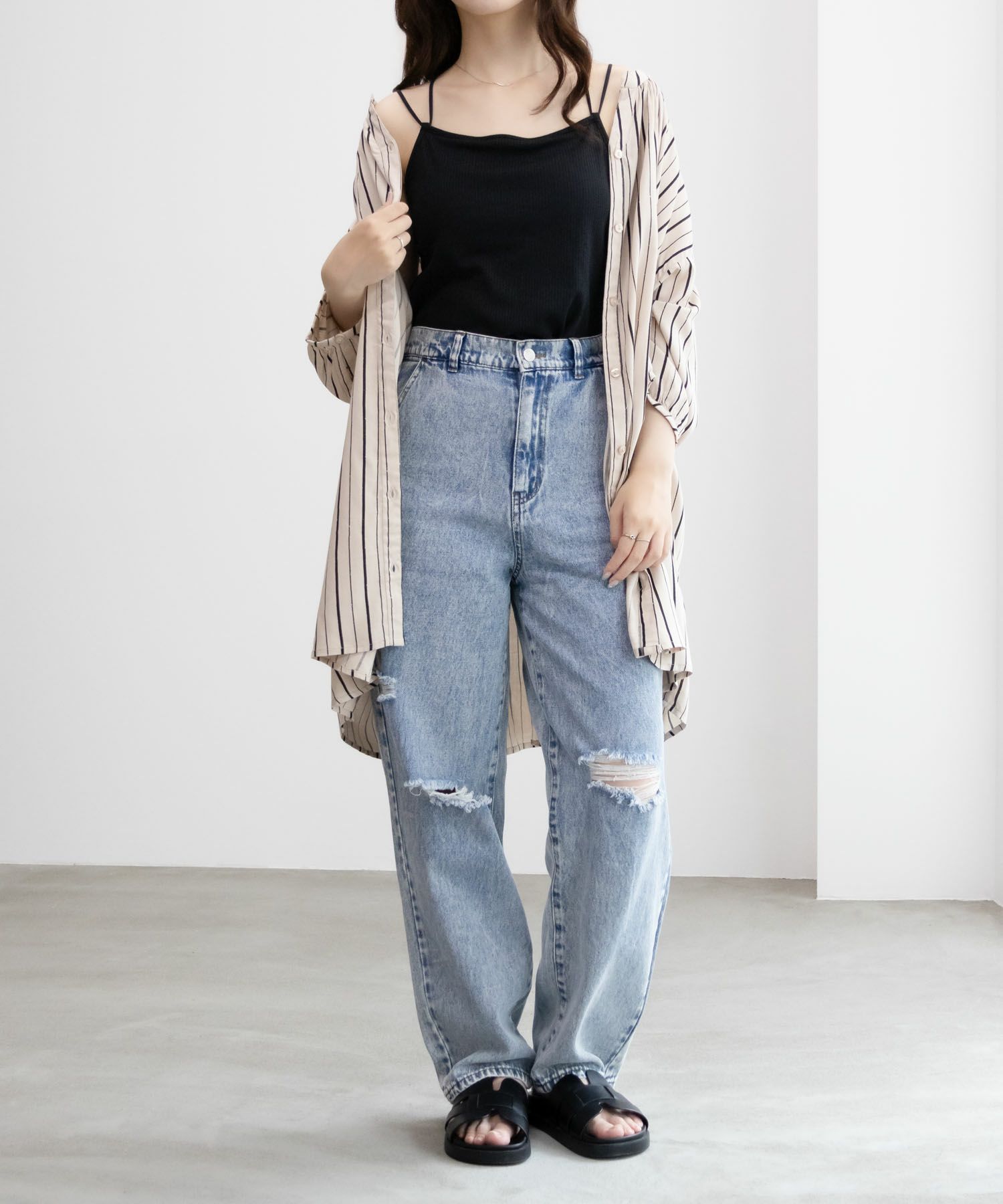 [期間限定価格]NAVY カップ付きキャミソール レディース商品画像-4