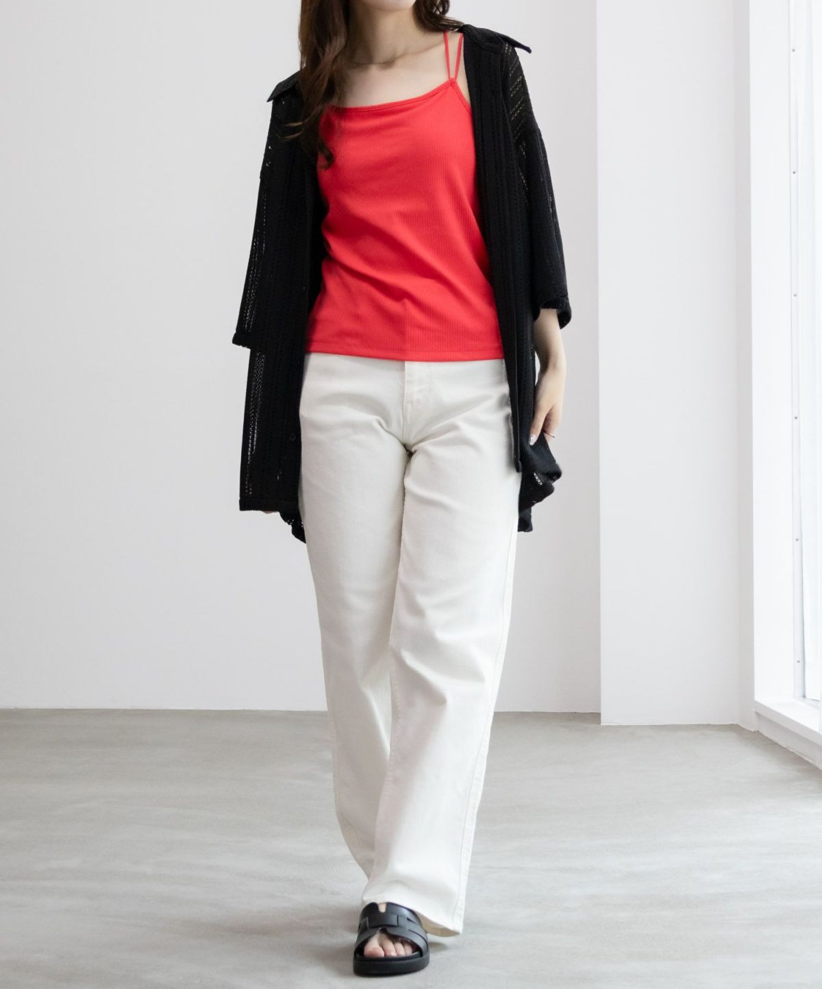 NAVY カップ付きキャミソール レディース