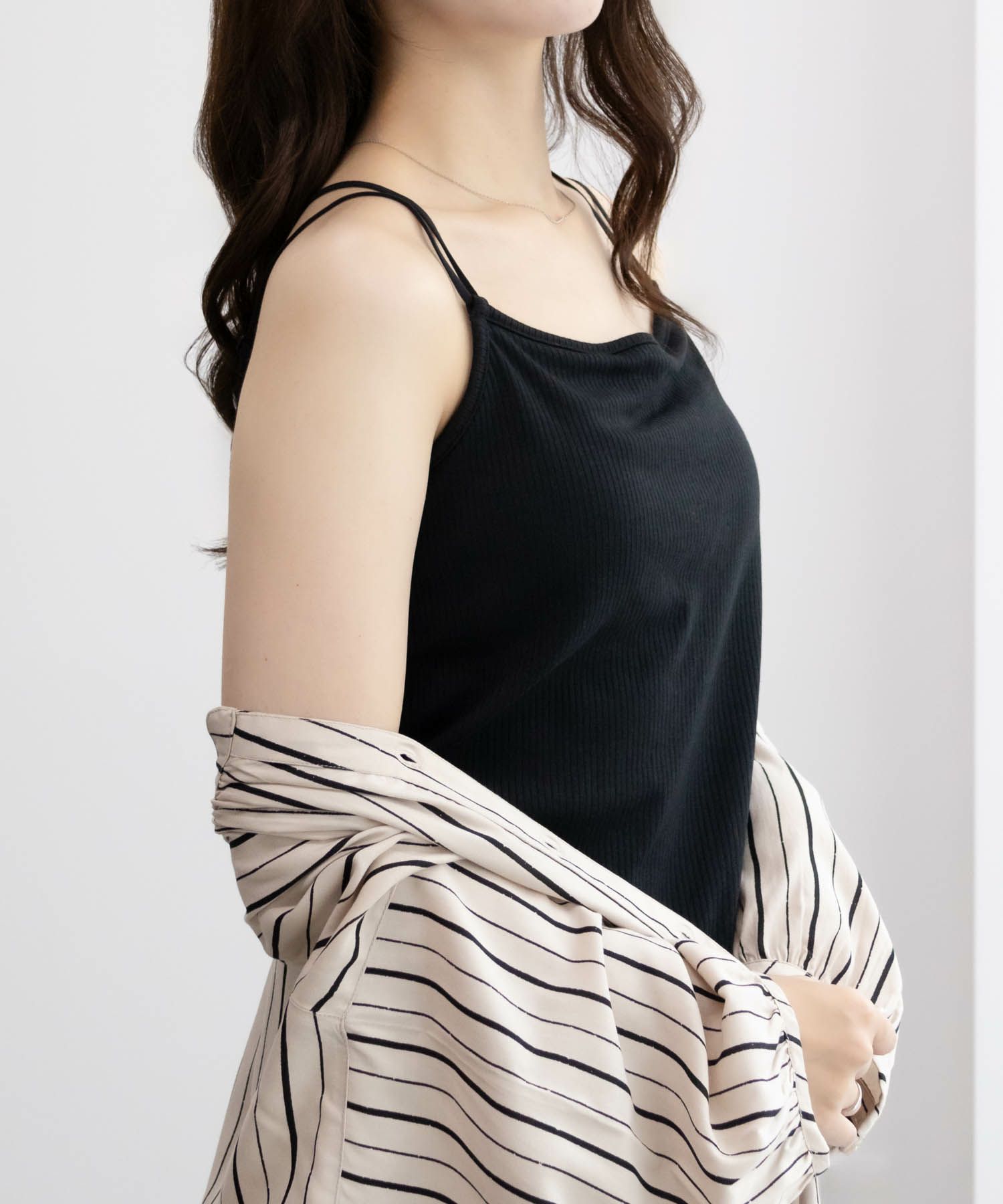 [期間限定価格]NAVY カップ付きキャミソール レディース商品サムネイル-7