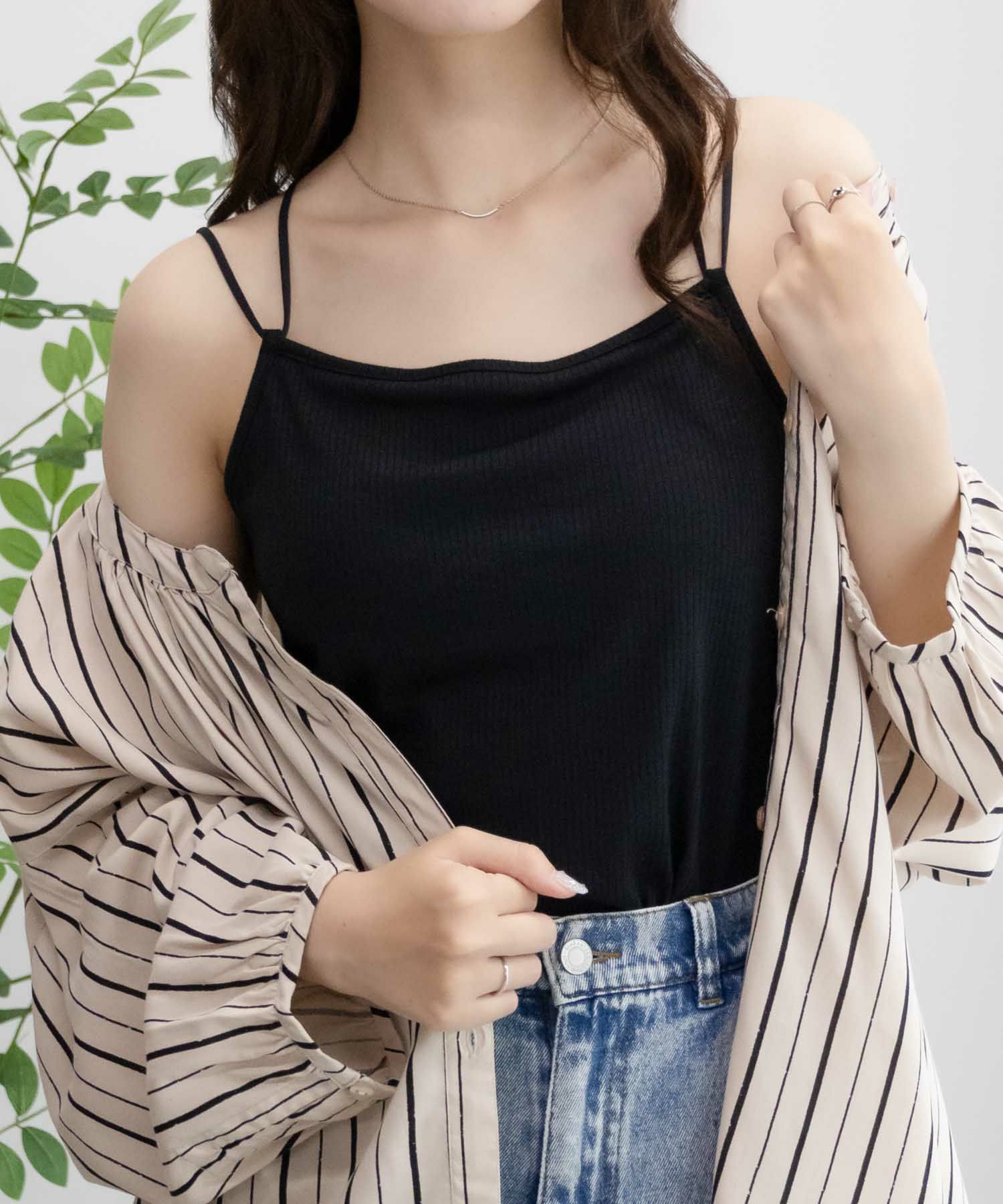 [期間限定価格]NAVY カップ付きキャミソール レディース商品サムネイル-10