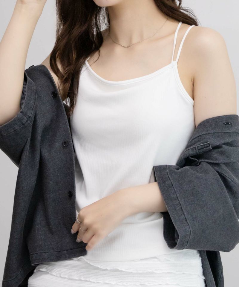 [期間限定価格]NAVY カップ付きキャミソール レディース商品画像-13