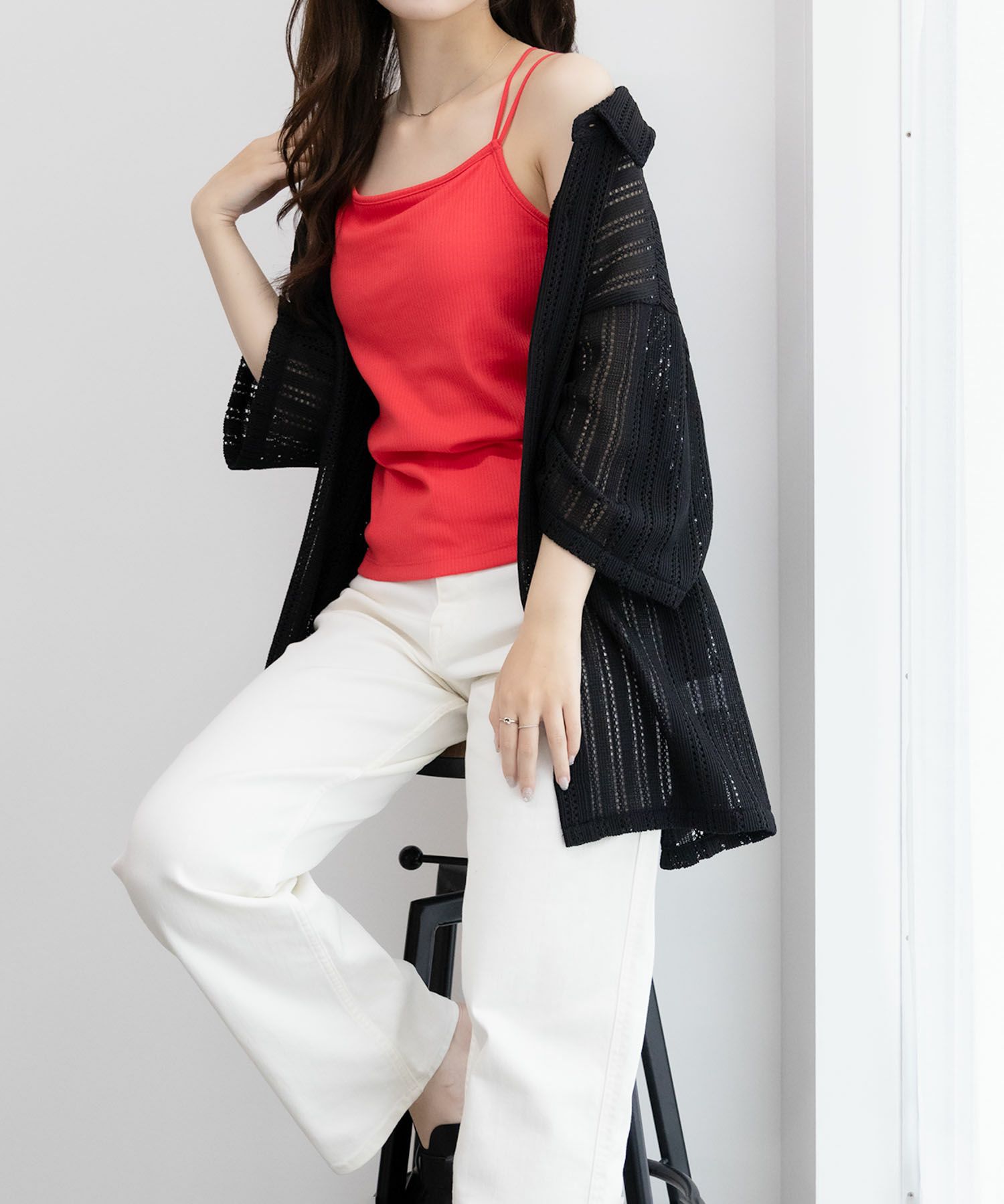 [期間限定価格]NAVY カップ付きキャミソール レディース商品サムネイル-14