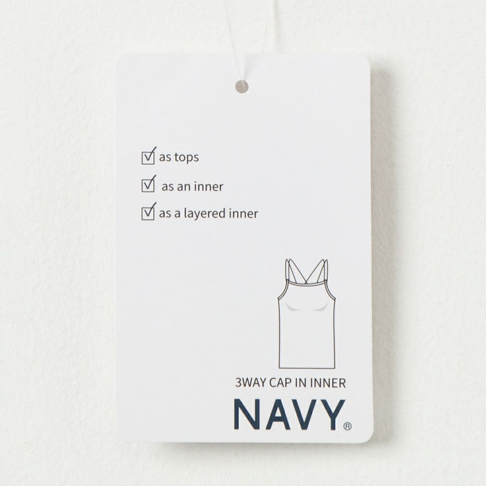 [期間限定価格]NAVY カップ付きキャミソール レディース商品サムネイル-26