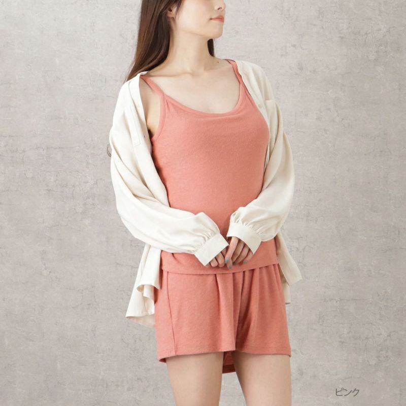 NAVY カップ付きパイルルームウェアセット レディース商品画像-2