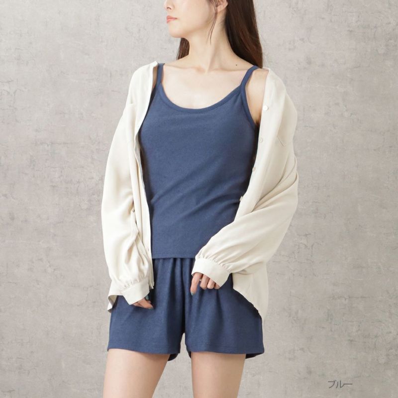 NAVY カップ付きパイルルームウェアセット レディース商品画像-3