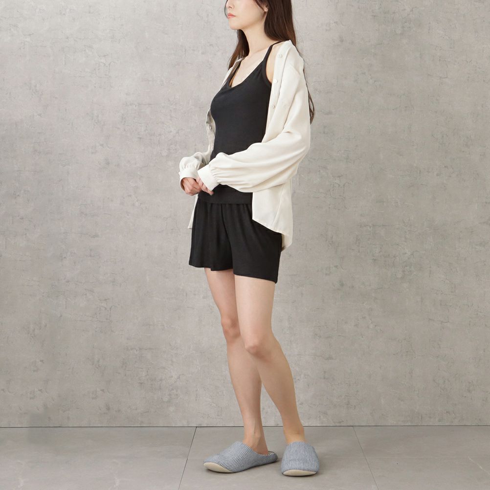 NAVY カップ付きパイルルームウェアセット レディース