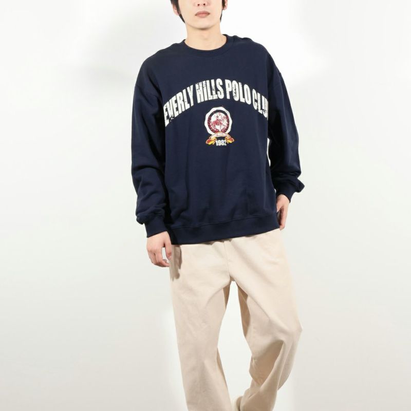 【オンラインストア限定】BEVERLY HILLS POLO CLUB 裏毛ビッグトレーナー メンズ商品画像-6