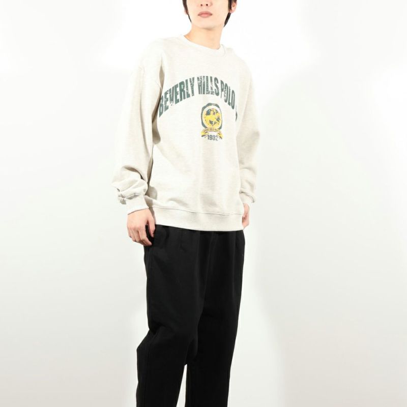 【オンラインストア限定】BEVERLY HILLS POLO CLUB 裏毛ビッグトレーナー メンズ商品画像-10